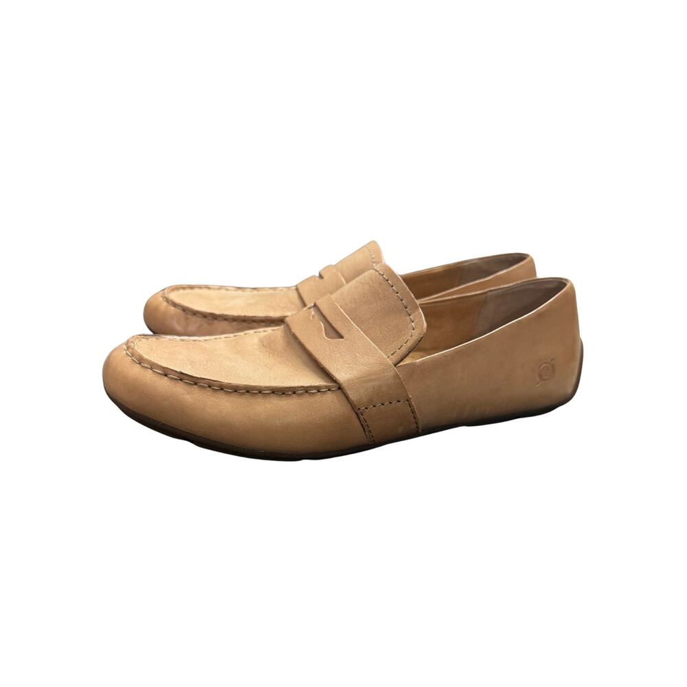 BORN Kheli Womens Loafers 10M Brown Leather Driving Penny Slip On NWOB - Picture 3 of 8